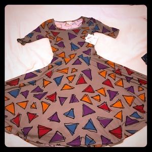 NWT lularoe Nicole dress size can